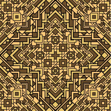 etnik sorunsuz mozaik desen