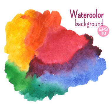 El boyaması suluboya arka plan