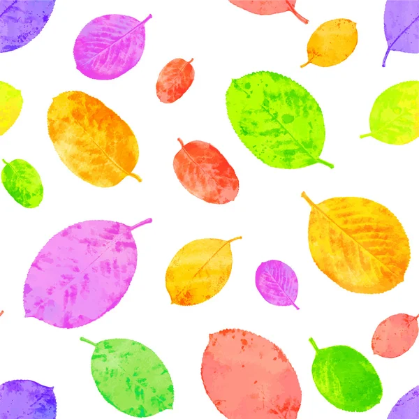 Modèle de feuilles d'automne — Image vectorielle