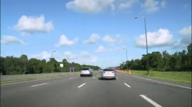 Florida otoyol sürüş road rage yüksek hızlı