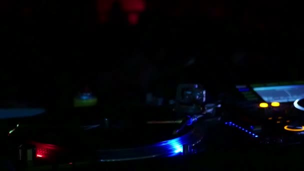 Barcelona noche discoteca Sala de fiestas Apolo — Vídeo de stock