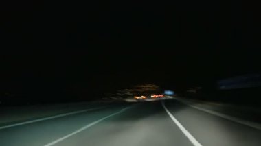 Otoyol öfke kamera araba yüksek hızlı