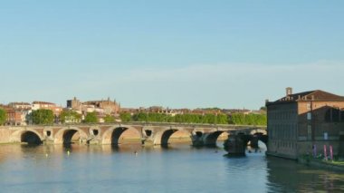 Toulouse panoramik Garonne Nehri'nin