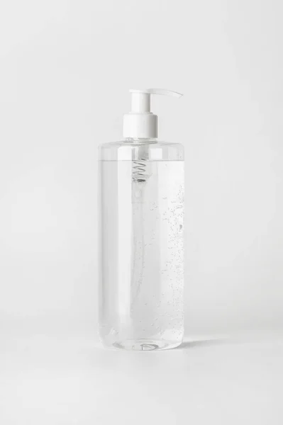 Botella Agua Micelar Sobre Fondo Claro — Foto de Stock