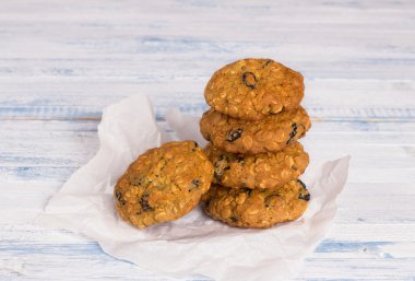 Diyet yulaf ezmeli kurabiye