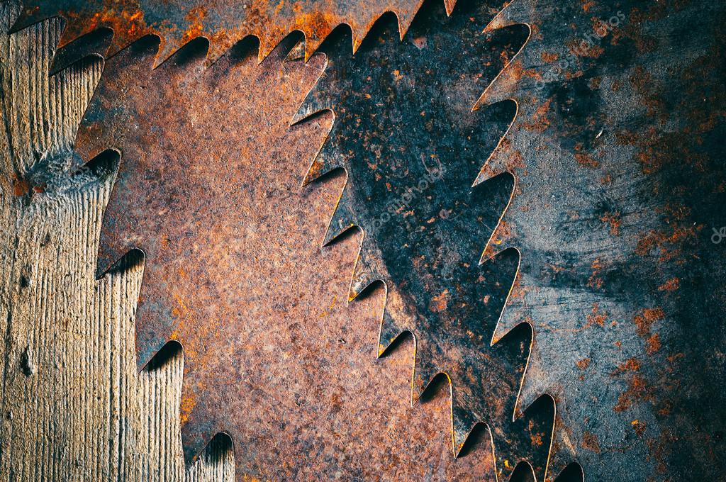 Old rusty circular saw blade — Stock Photo © OlegKoval 123625108