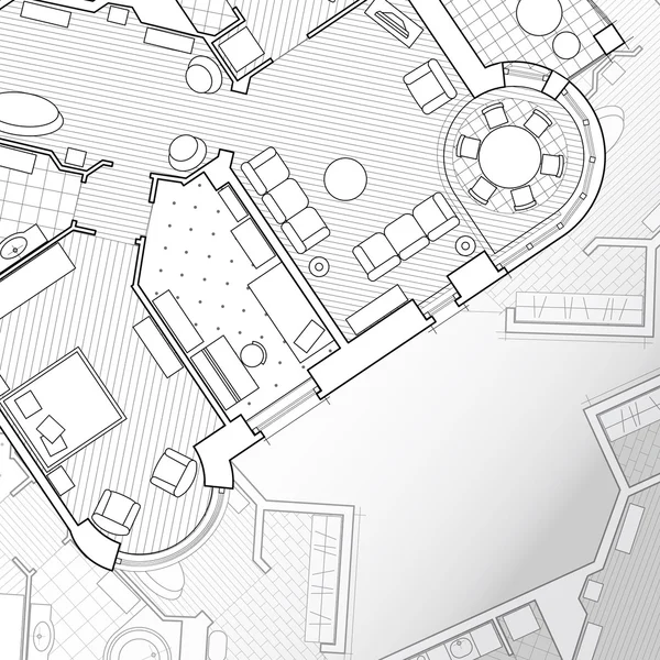 Fondo arquitectónico — Archivo Imágenes Vectoriales