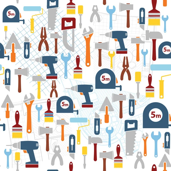 Düz çalışma ile sorunsuz arka plan simgeler araçları