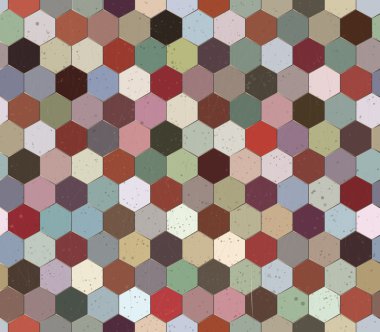 Renkli polyhedrons ile sorunsuz arka plan