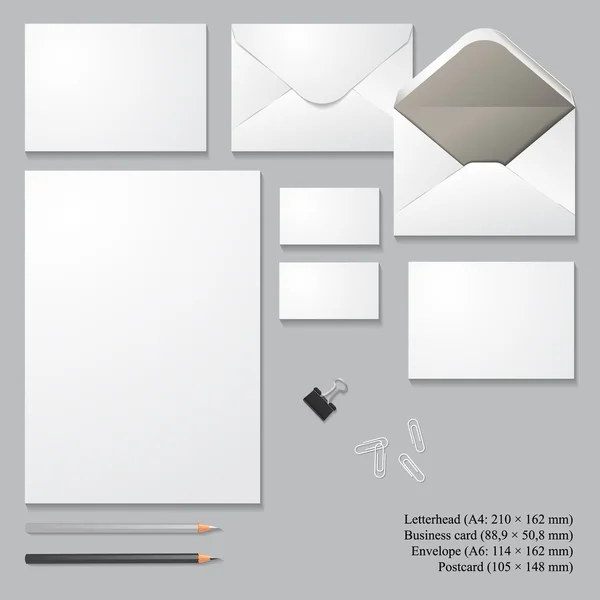 kurumsal kimlik şablonları vektör