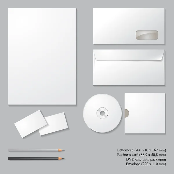 kurumsal kimlik şablonları vektör