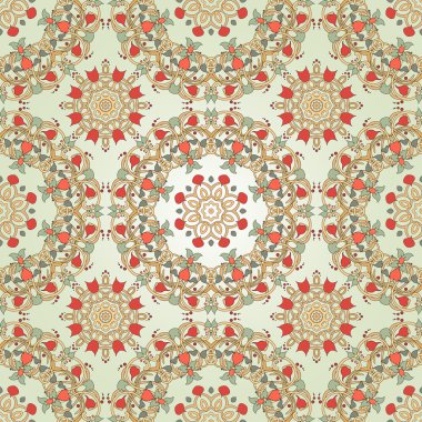 Yuvarlak elemanları ile sorunsuz arka plan