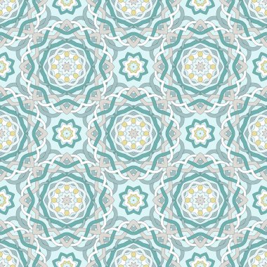 Yuvarlak elemanları ile sorunsuz arka plan