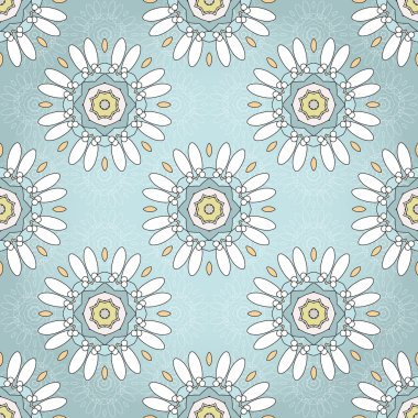 Yuvarlak elemanları ile sorunsuz arka plan