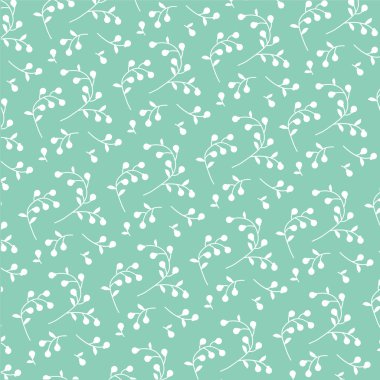 mavi ve beyaz çiçek desenli