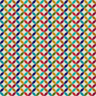 yuvarlak fayans dekoratif desen