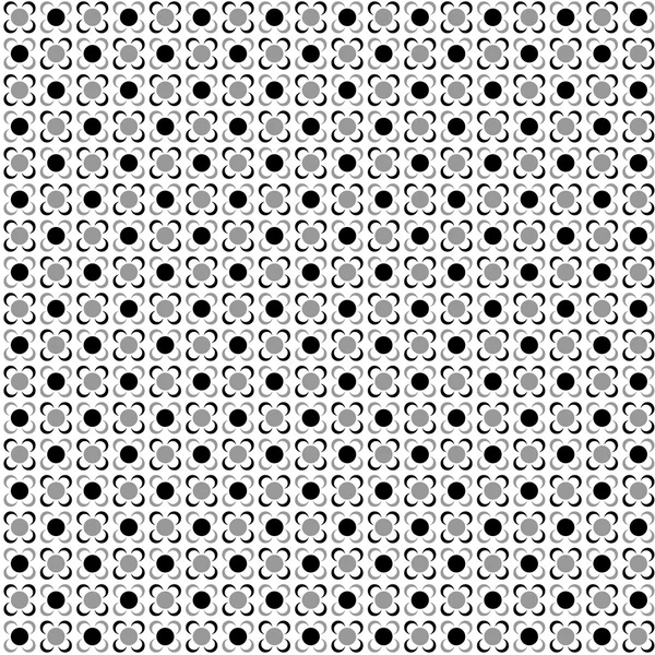 Motif géométrique noir et blanc — Image vectorielle