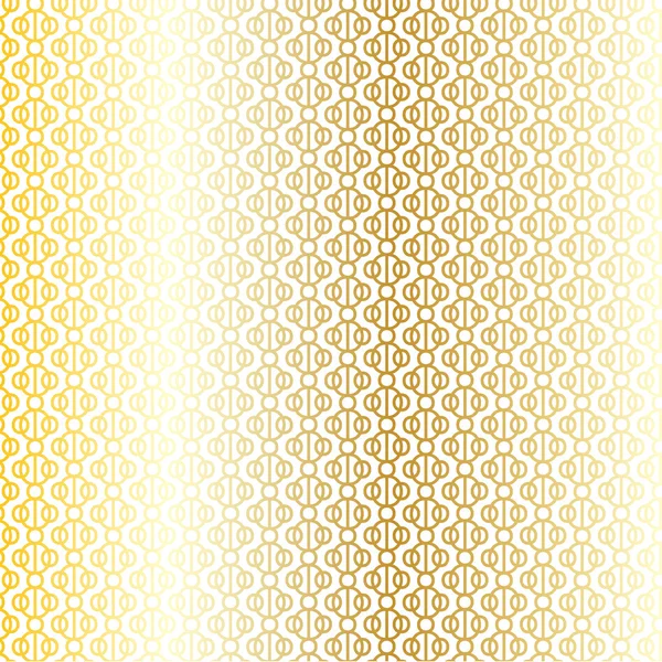 Goldenes geometrisches Muster — Stockvektor