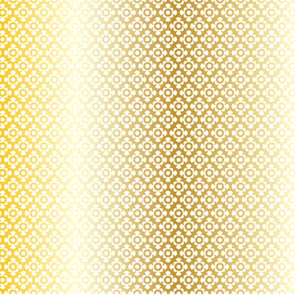 Golden geometric shapes pattern — Stock Vector