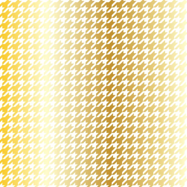 Chien blanc doré motif de dent — Image vectorielle