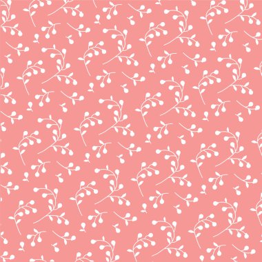 Pembe çiçek desenli