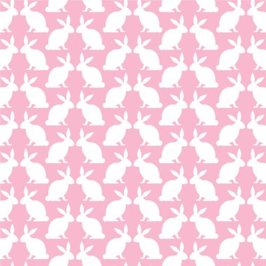 tavşan siluet desen