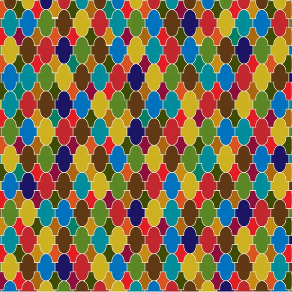 Marokkaanse tegels patroon — Stockvector