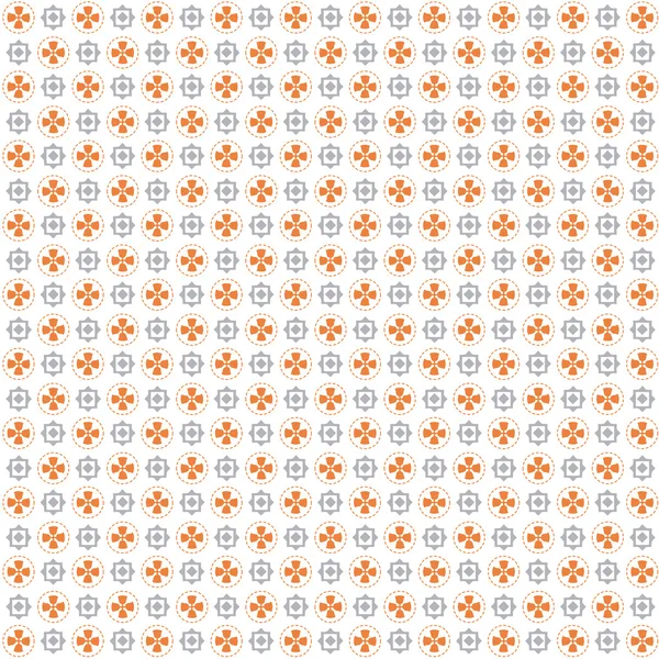 Patrón geoemtrico naranja y gris — Vector de stock