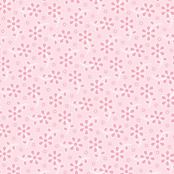 アイレット ピンク花柄 — ストックベクタ