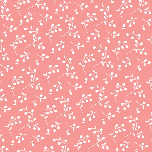 Pink floral pattern — Stock Vector