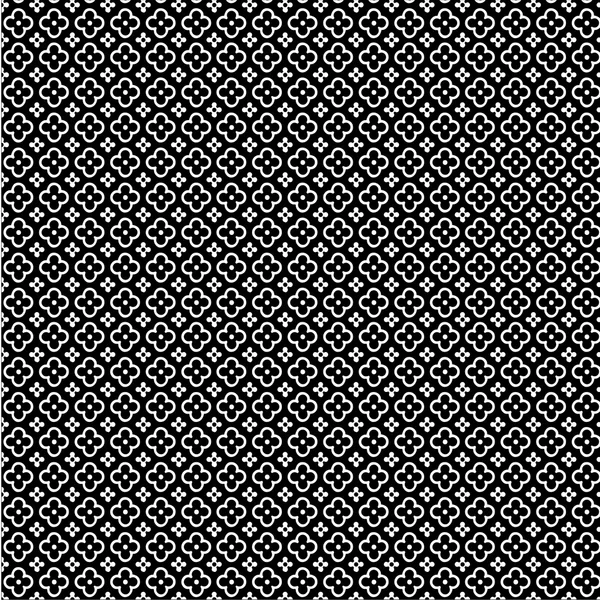 Чёрный четырёхлистный рисунок — стоковый вектор