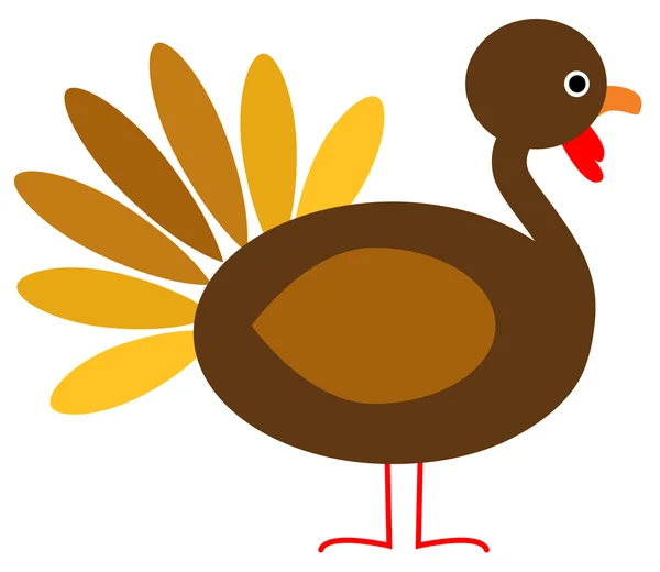 Día de Acción de Gracias Turquía — Vector de stock