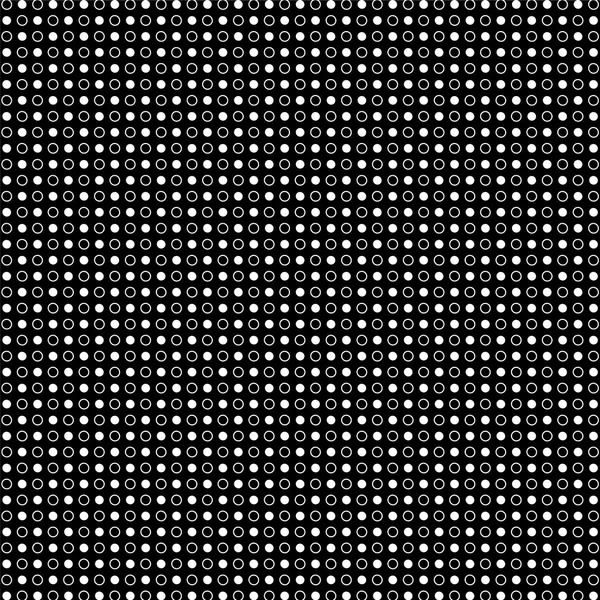 Modèle de points noirs et blancs — Image vectorielle