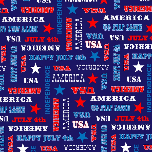 ABD Bağımsızlık günü desen — Stok Vektör