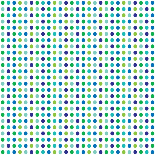 Blue green ploka dots — Stock Vector