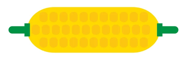 Maïs sur épi illustration — Image vectorielle