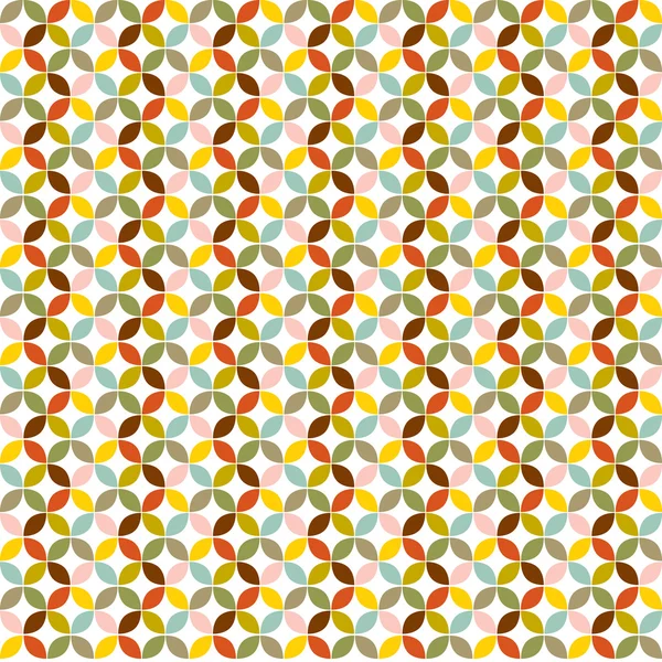 Geometrische cirlce quilt patroon — Stockvector