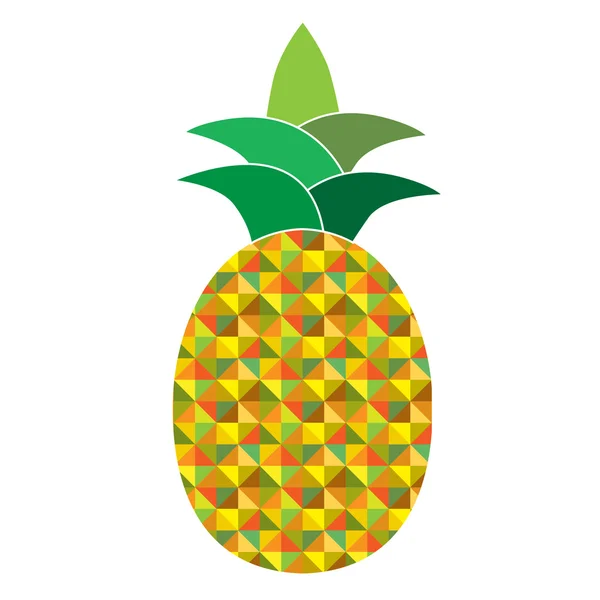 Свіжий ананас ілюстрація — стоковий вектор