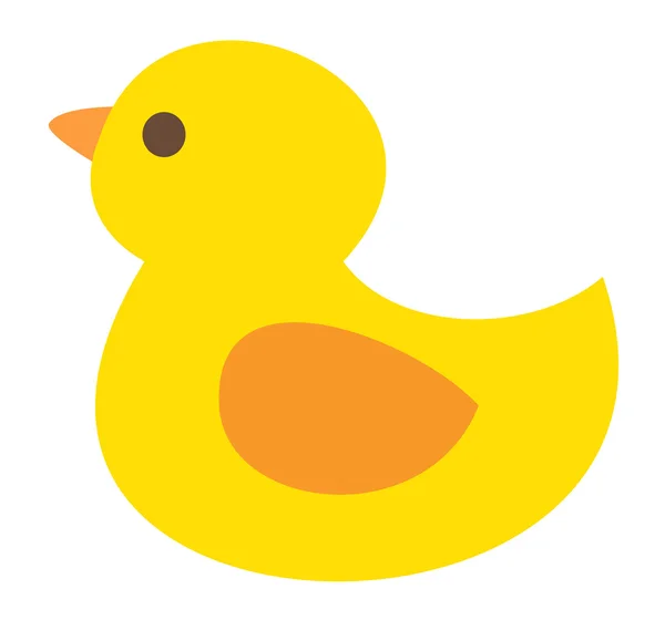 Rubber duck illustratie — Stockvector