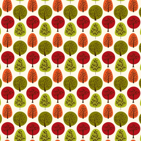 Different trees pattern illustration Stock Vector Image by ©scrapster