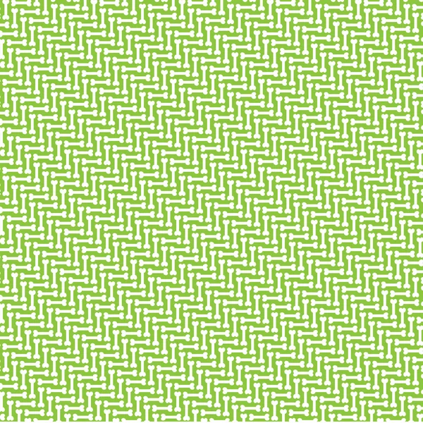 緑のシームレスな骨パターン — ストックベクタ