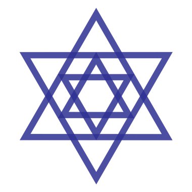 Geometrik David yıldız işareti