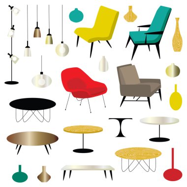 Furniture and Home Accessories clipart