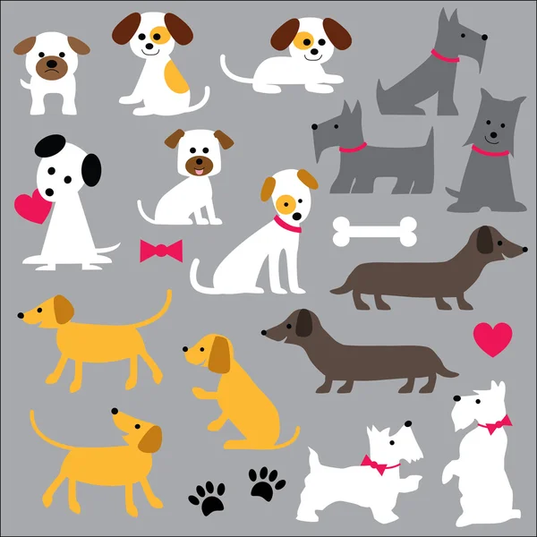 Clip art pour chien — Image vectorielle