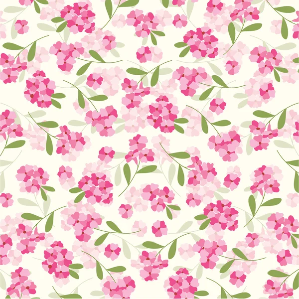 Rosafarbenes Blumenmuster — Stockvektor