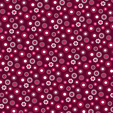 retro çiçek dokusu