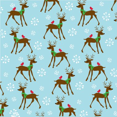 Kuş desenli geyikler