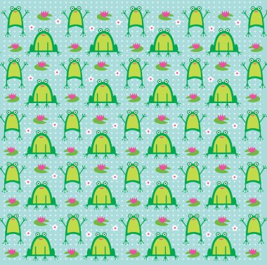 Kurbağa klip sanat arka plan