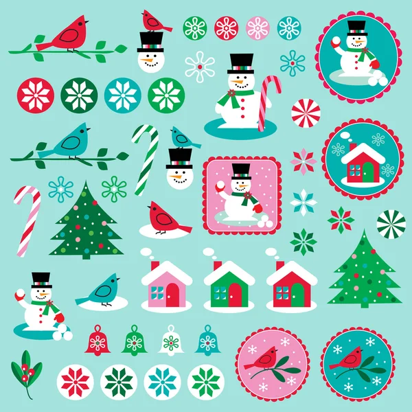 Clip art de Noël — Image vectorielle