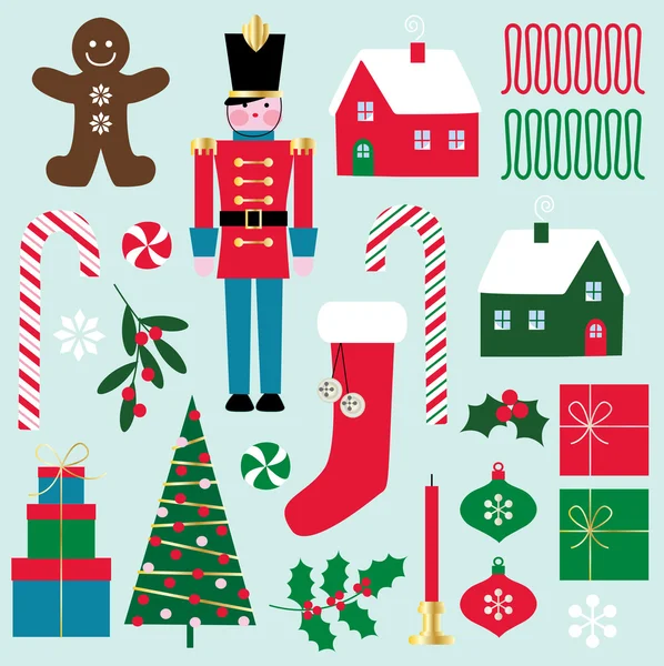 Christmas clip art — Stock Vector